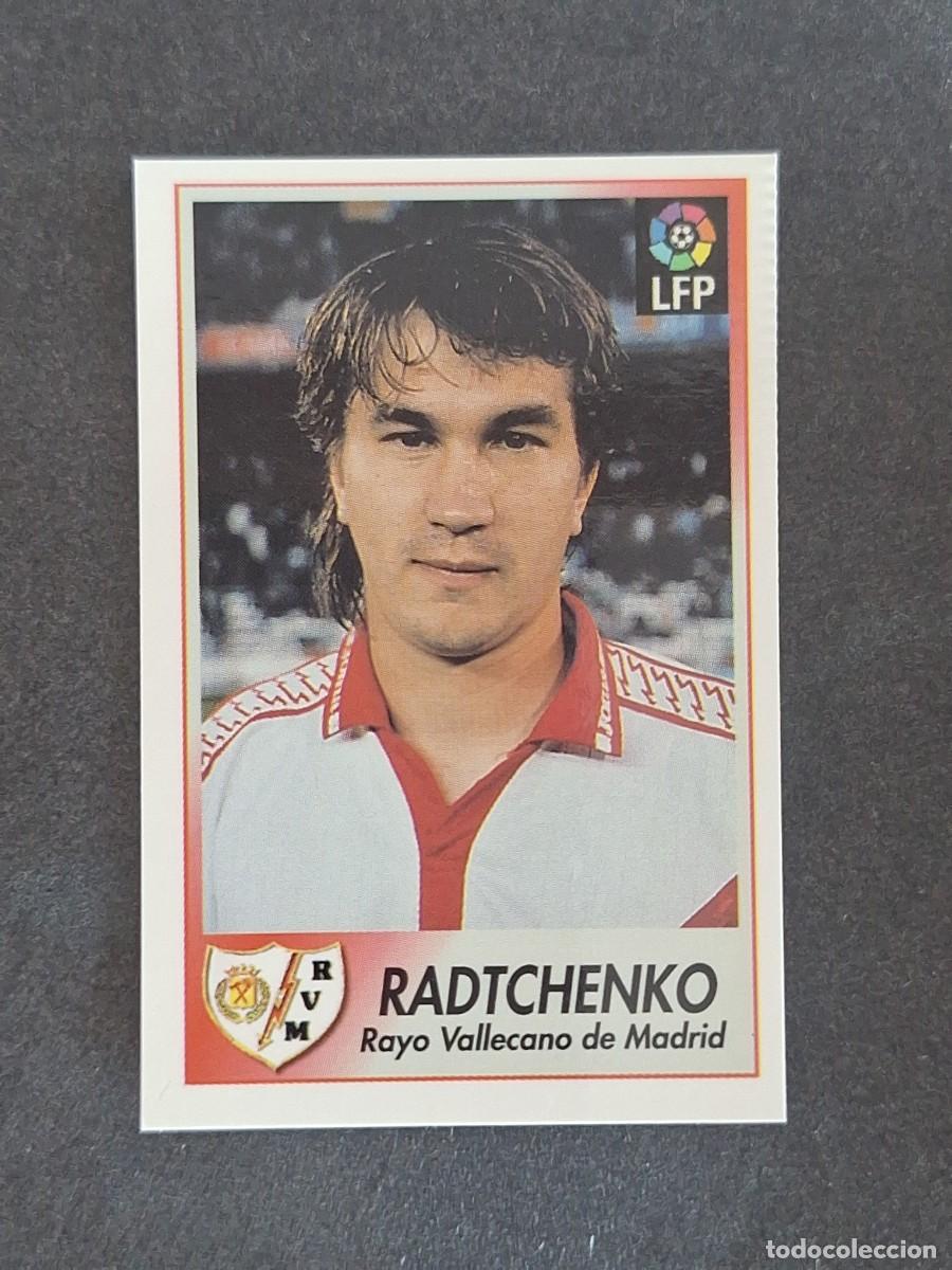 Cromos de f&uacute;tbol: L1 RADTCHENKO RAYO VALLECANO 193 BOLLYCAO FUTBOL LIGA 1996 1997 96 97 NUNCA PEGADO SIN PEGAR
