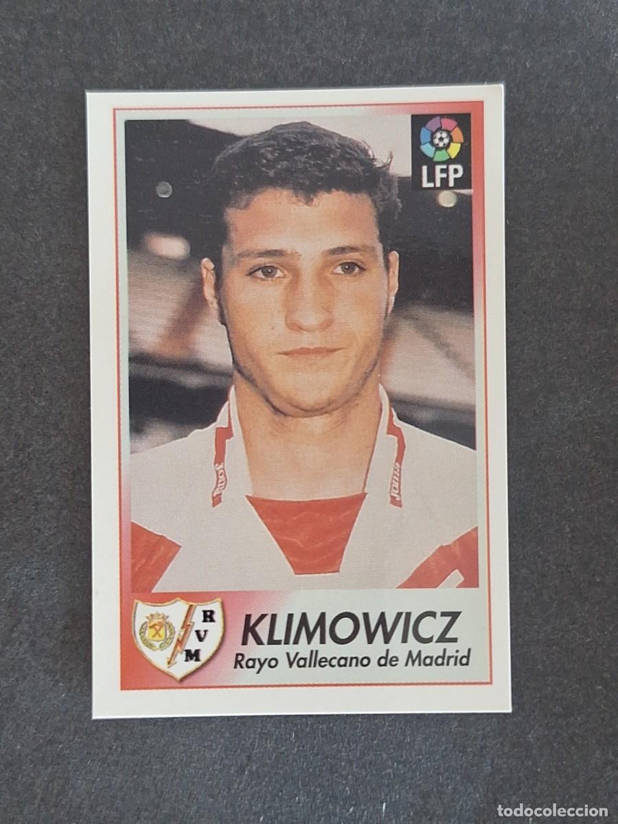 Cromos de f&uacute;tbol: L1 KLIMOWICZ RAYO VALLECANO 195 BOLLYCAO FUTBOL LIGA 1996 1997 96 97 NUNCA PEGADO SIN PEGAR