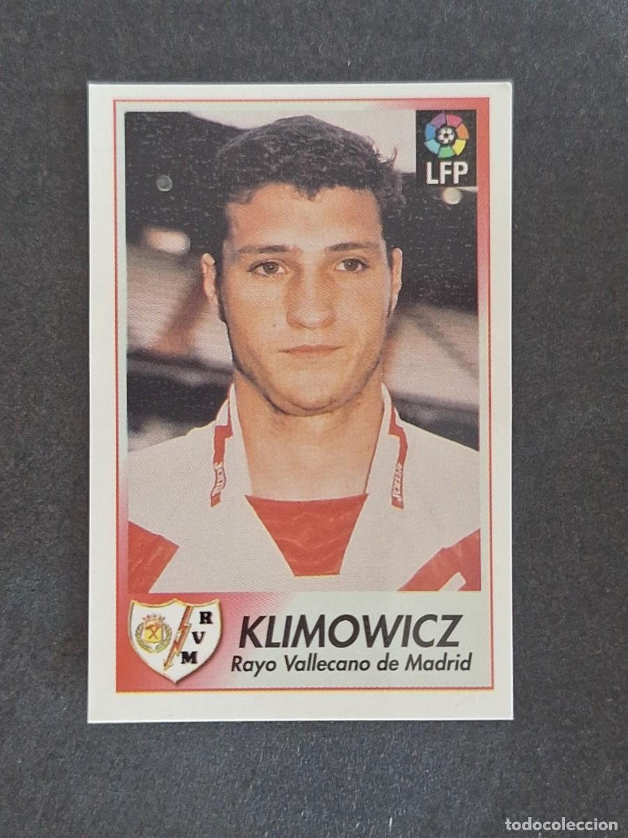 Cromos de f&uacute;tbol: L1 KLIMOWICZ RAYO VALLECANO 195 BOLLYCAO FUTBOL LIGA 1996 1997 96 97 NUNCA PEGADO SIN PEGAR