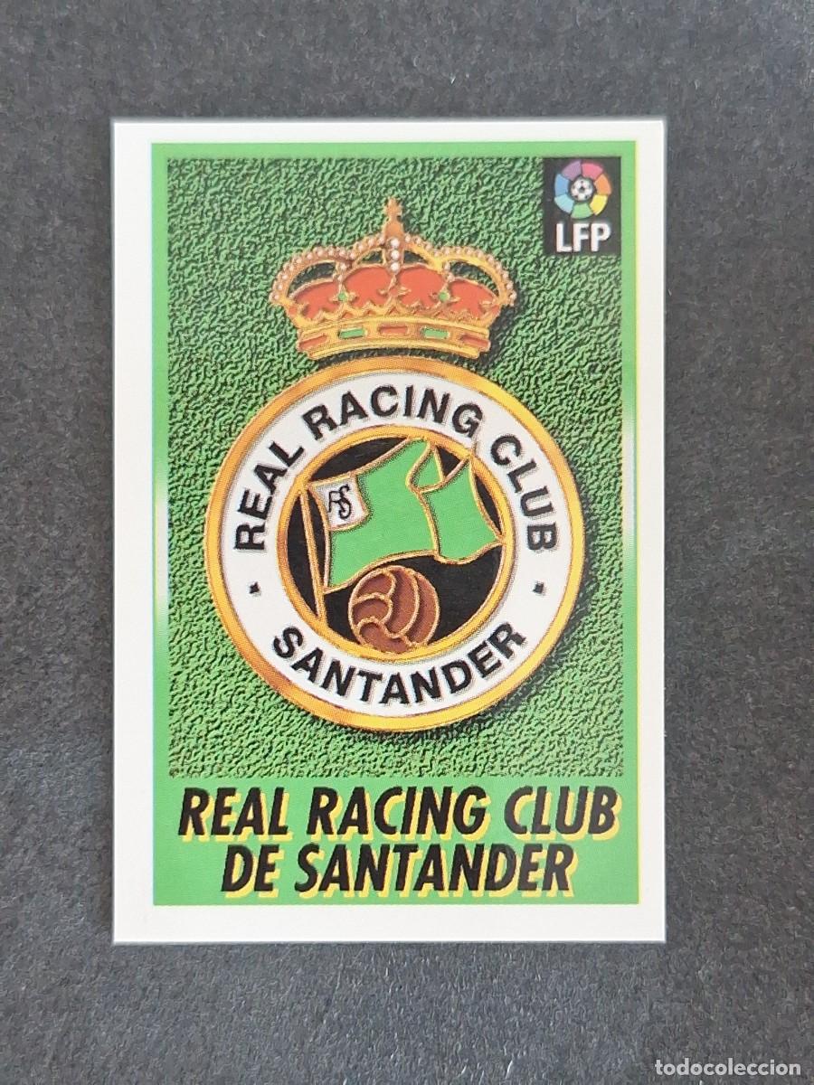 Cromos de f&uacute;tbol: L1 ESCUDO RACING DE SANTANDER 196 BOLLYCAO FUTBOL LIGA 1996 1997 96 97 NUNCA PEGADO SIN PEGAR