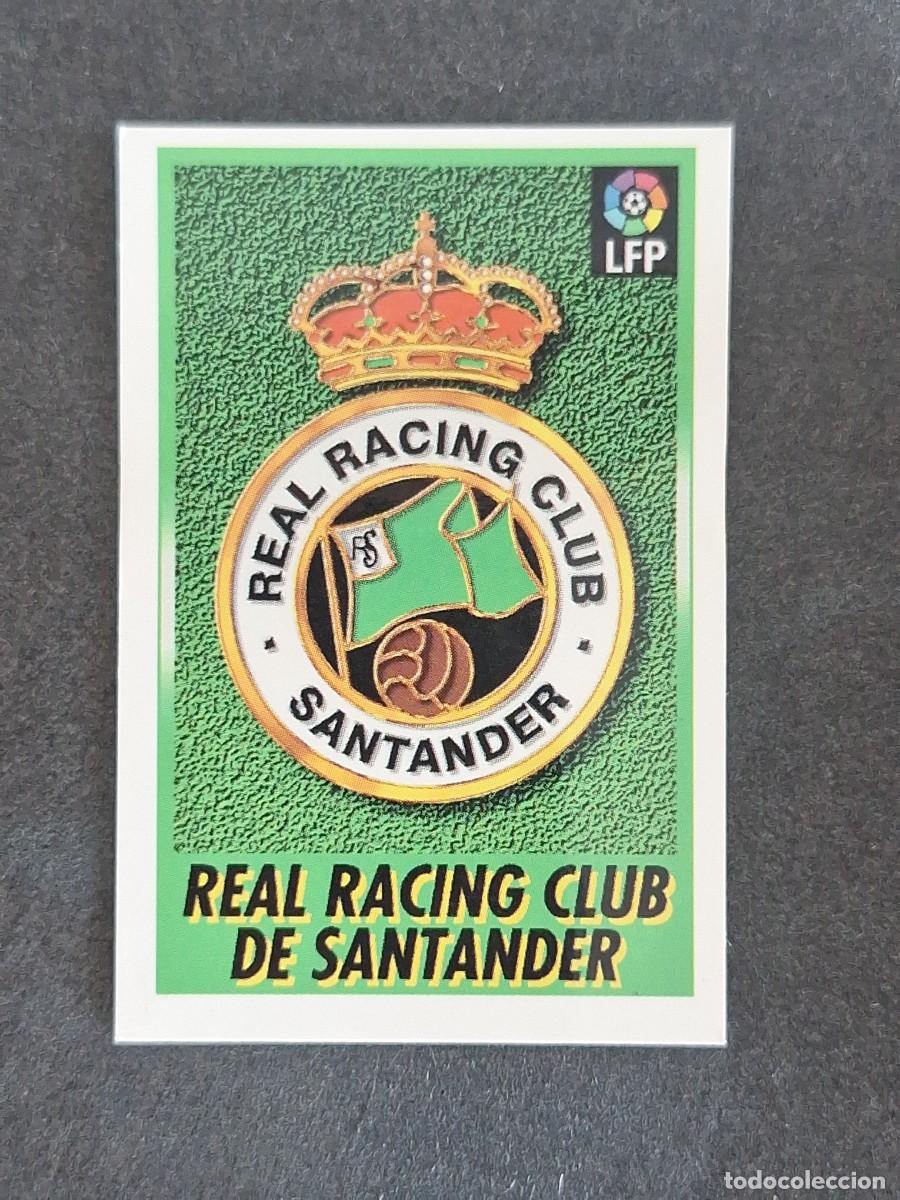 Cromos de f&uacute;tbol: L1 ESCUDO RACING DE SANTANDER 196 BOLLYCAO FUTBOL LIGA 1996 1997 96 97 NUNCA PEGADO SIN PEGAR