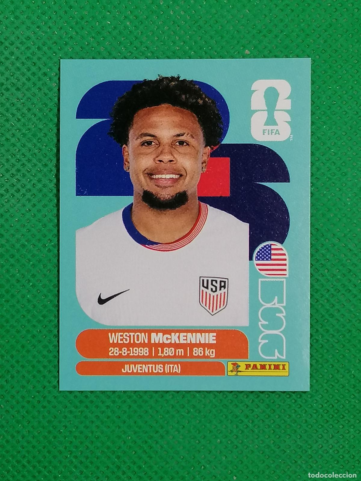 Cromos de f&uacute;tbol: USA 10 USA10 WESTON MCKENNIE USA ⚽ PANINI FIFA MUNDIAL WORLD CUP 26 2026 STICKER ⚽