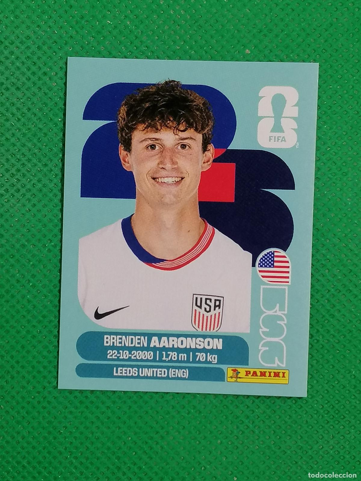 Cromos de f&uacute;tbol: USA 17 USA17 BRENDEN AARONSON USA ⚽ PANINI FIFA MUNDIAL WORLD CUP 26 2026 STICKER ⚽