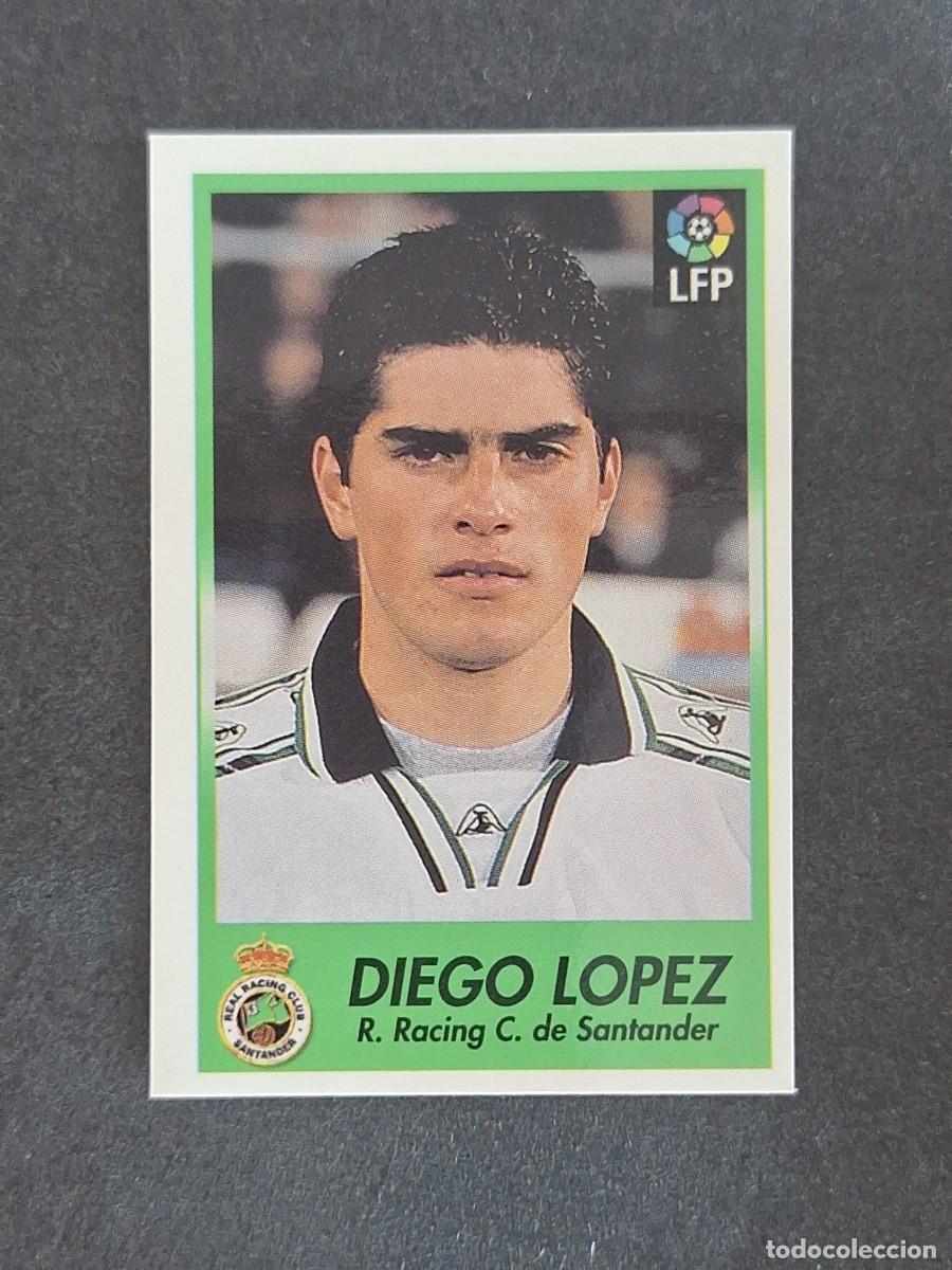 Cromos de f&uacute;tbol: L1 DIEGO LOPEZ RACING DE SANTANDER 199 BOLLYCAO FUTBOL LIGA 1996 1997 96 97 NUNCA PEGADO SIN PEGAR