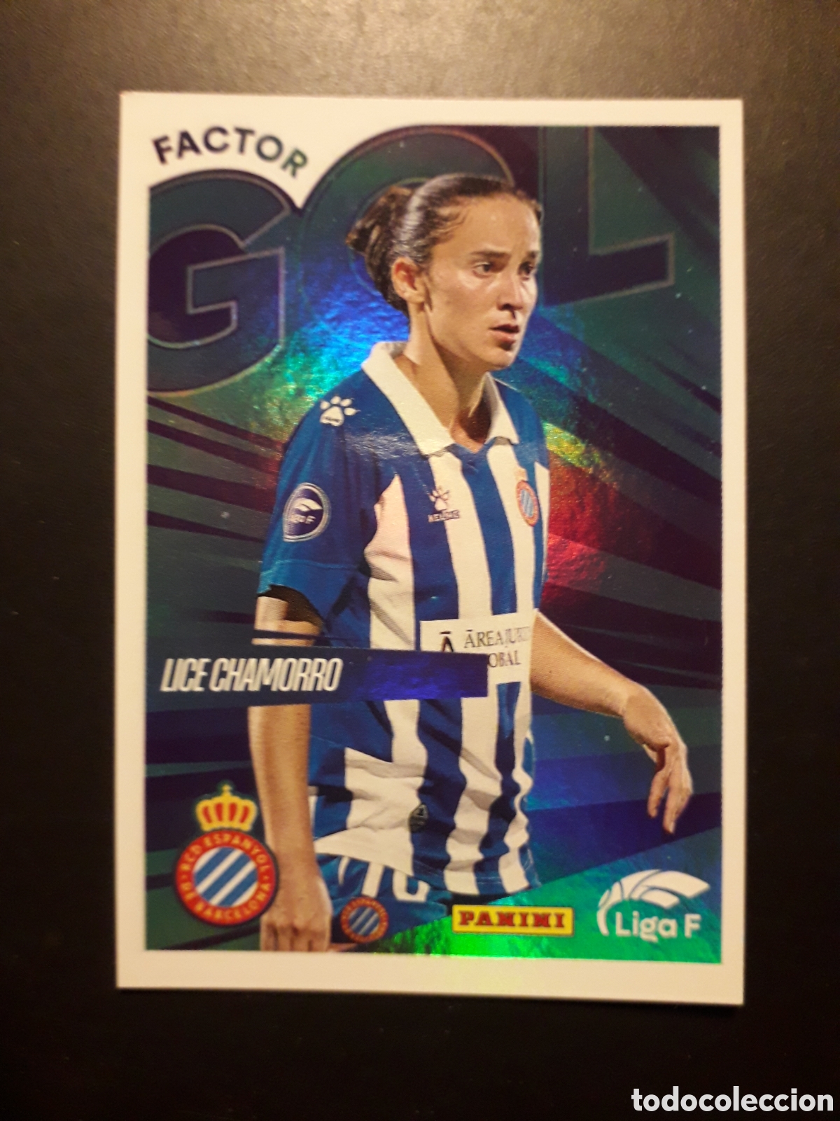 Cromos de f&uacute;tbol: LICE CHAMORRO RCD ESPANYOL/ESPA&Ntilde;OL FACTOR GOL N&deg; 365 LIGA F FEMENINA 2024 2025 24 25 PEDIDO M&Iacute;NIM 3&euro;