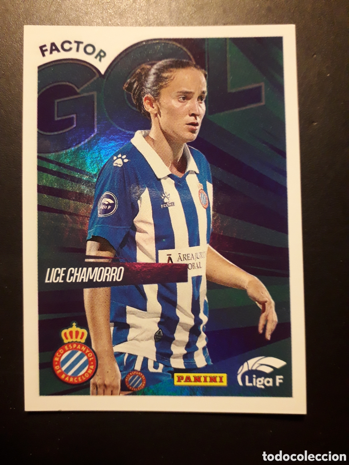 Cromos de f&uacute;tbol: LICE CHAMORRO RCD ESPANYOL/ESPA&Ntilde;OL FACTOR GOL N&deg; 365 LIGA F FEMENINA 2024 2025 24 25 PEDIDO M&Iacute;NIM 3&euro;