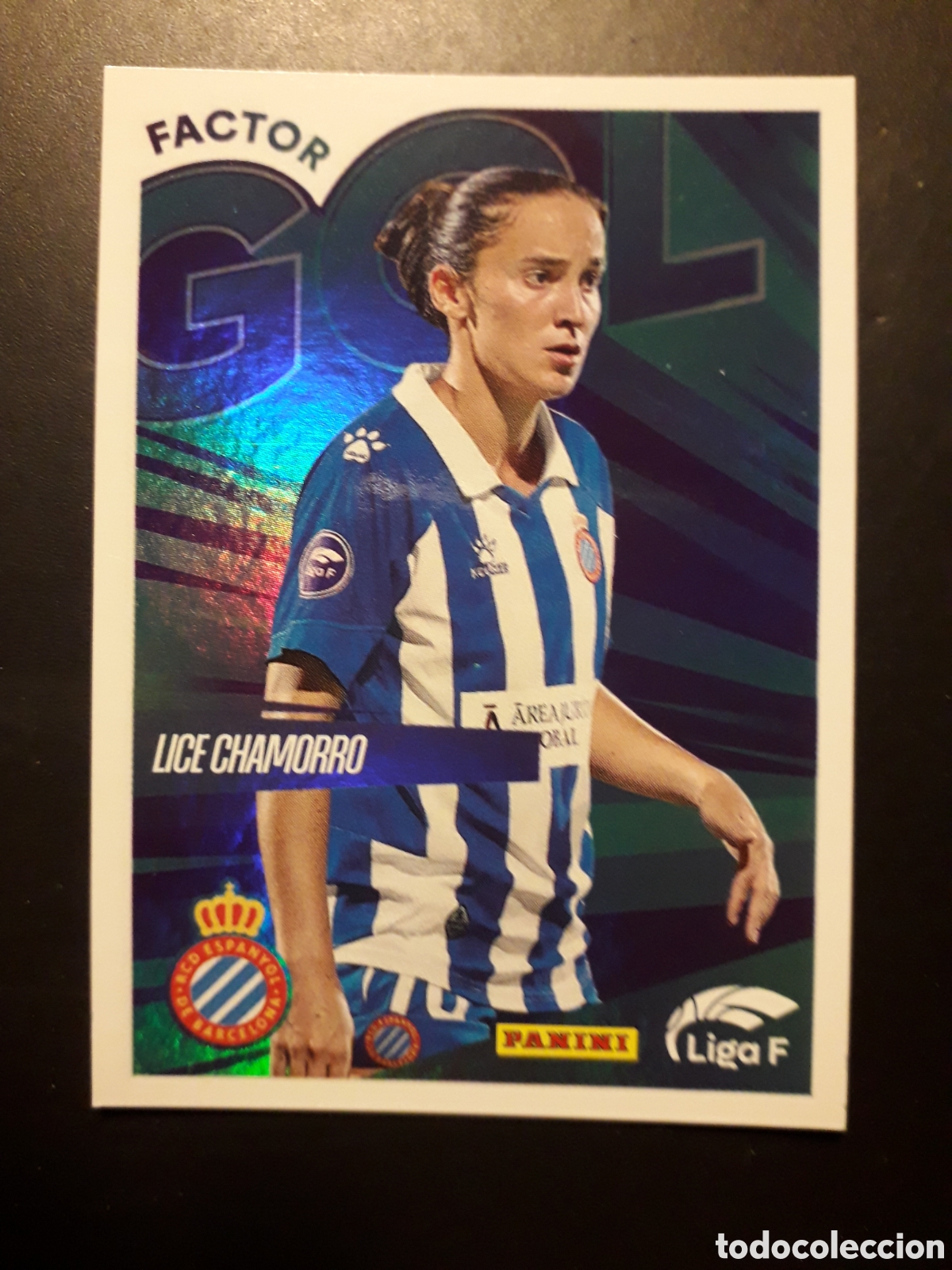 Cromos de f&uacute;tbol: LICE CHAMORRO RCD ESPANYOL/ESPA&Ntilde;OL FACTOR GOL N&deg; 365 LIGA F FEMENINA 2024 2025 24 25 PEDIDO M&Iacute;NIM 3&euro;