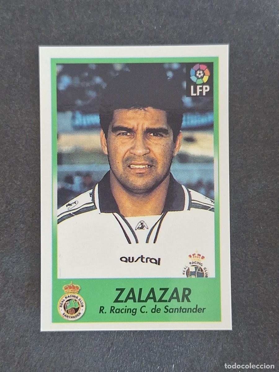Cromos de f&uacute;tbol: L1 ZALAZAR RACING DE SANTANDER 204 BOLLYCAO FUTBOL LIGA 1996 1997 96 97 NUNCA PEGADO SIN PEGAR