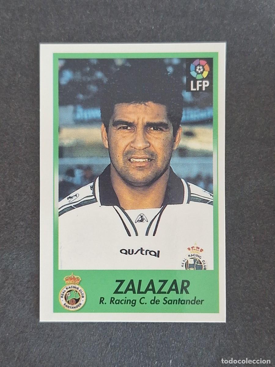 Cromos de f&uacute;tbol: L1 ZALAZAR RACING DE SANTANDER 204 BOLLYCAO FUTBOL LIGA 1996 1997 96 97 NUNCA PEGADO SIN PEGAR