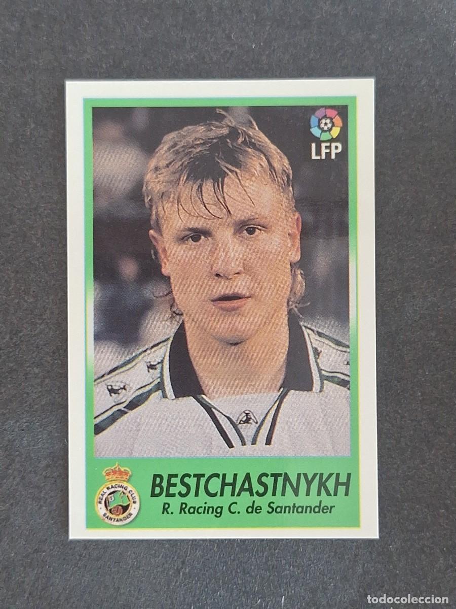 Cromos de f&uacute;tbol: L1 BESTCHASTNYKH RACING DE SANTANDER 206 BOLLYCAO FUTBOL LIGA 1996 1997 96 97 NUNCA PEGADO SIN PEGAR