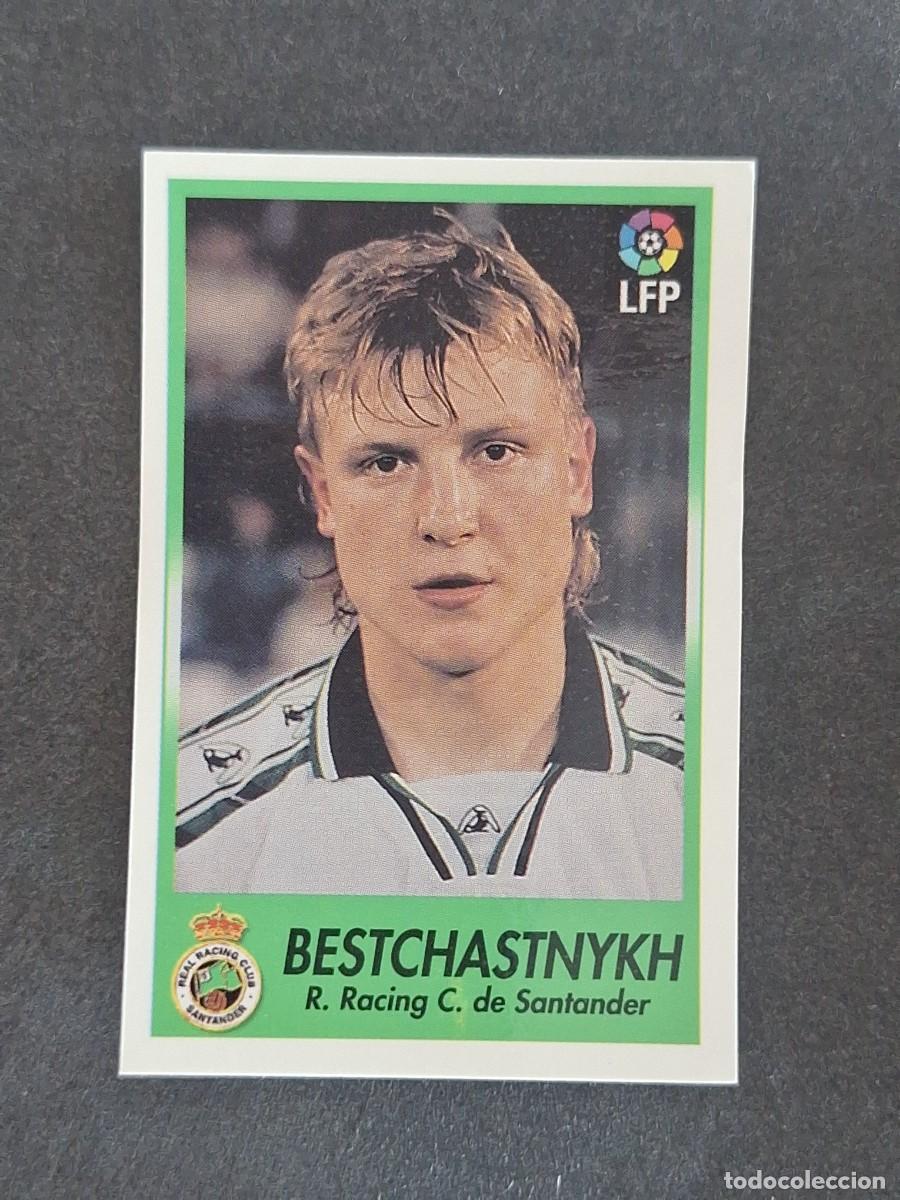 Cromos de f&uacute;tbol: L1 BESTCHASTNYKH RACING DE SANTANDER 206 BOLLYCAO FUTBOL LIGA 1996 1997 96 97 NUNCA PEGADO SIN PEGAR