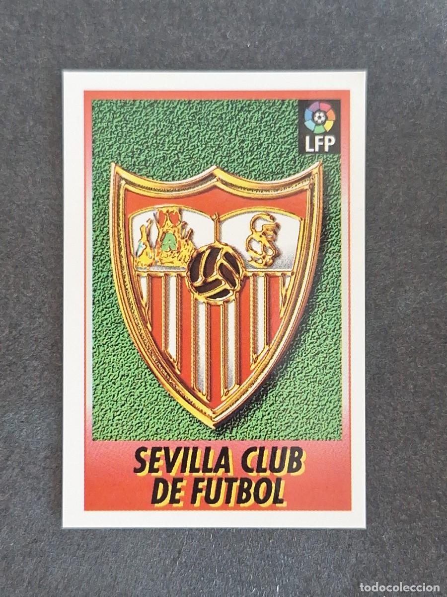 Cromos de f&uacute;tbol: L1 ESCUDO SEVILLA C. F. 209 BOLLYCAO FUTBOL LIGA 1996 1997 96 97 NUNCA PEGADO SIN PEGAR