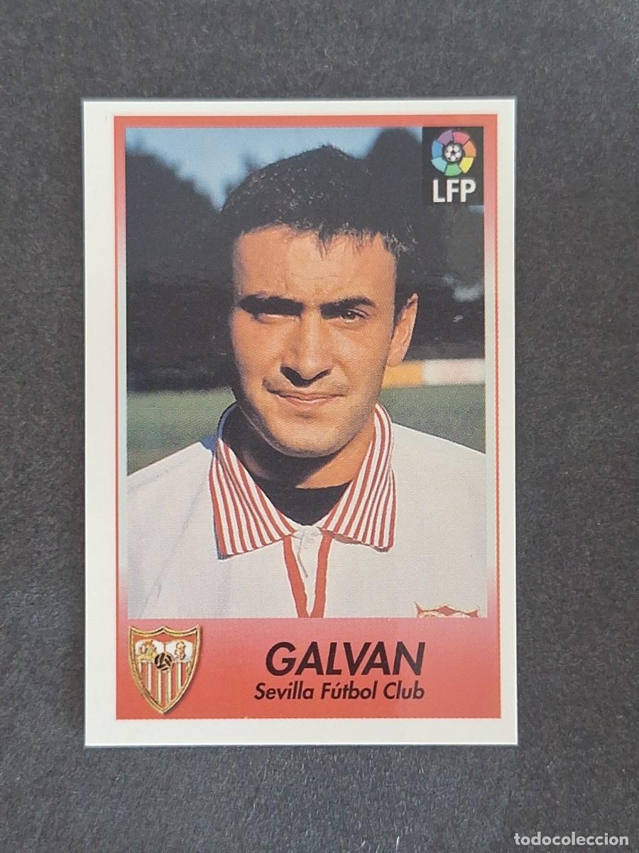 Cromos de f&uacute;tbol: L1 GALVAN SEVILLA C. F. 213 BOLLYCAO FUTBOL LIGA 1996 1997 96 97 NUNCA PEGADO SIN PEGAR