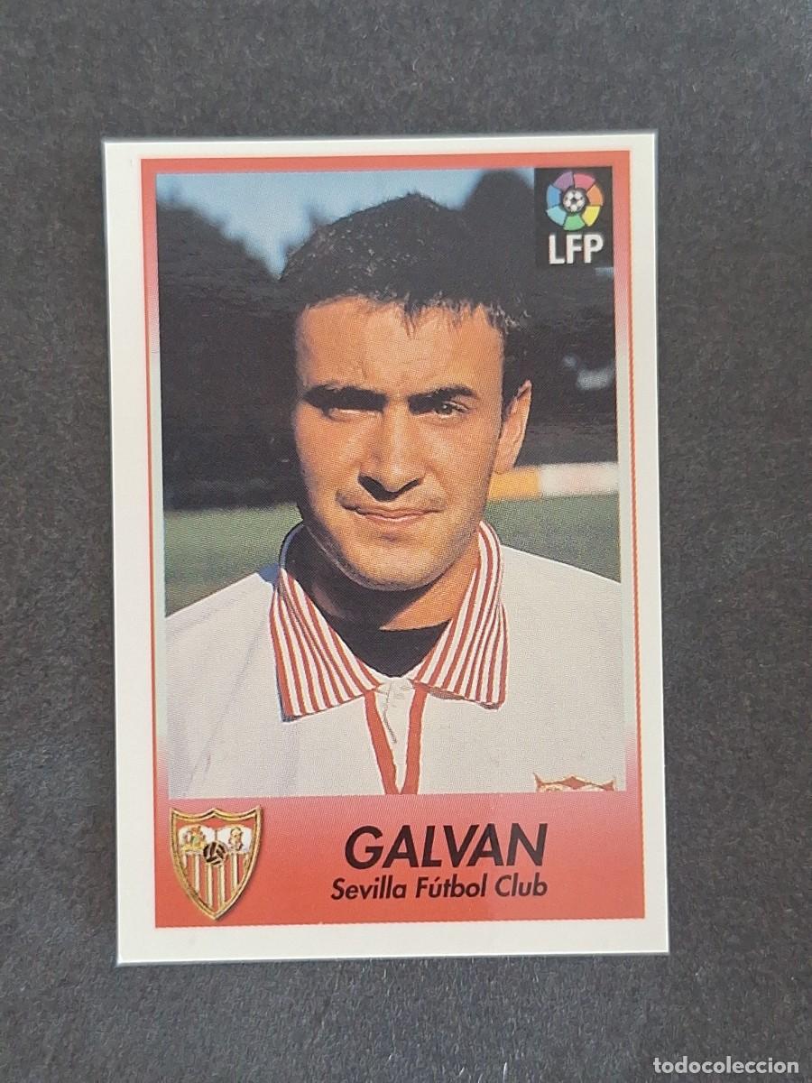 Cromos de f&uacute;tbol: L1 GALVAN SEVILLA C. F. 213 BOLLYCAO FUTBOL LIGA 1996 1997 96 97 NUNCA PEGADO SIN PEGAR