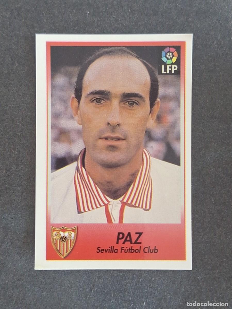 Cromos de f&uacute;tbol: L1 PAZ SEVILLA C. F. 217 BOLLYCAO FUTBOL LIGA 1996 1997 96 97 NUNCA PEGADO SIN PEGAR