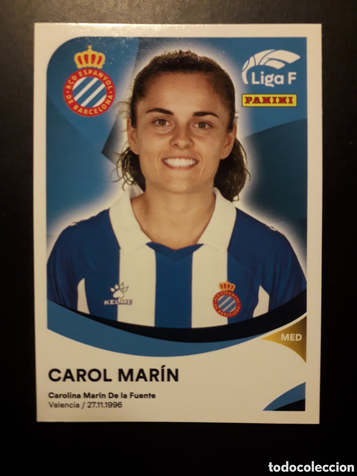 Cromos de f&uacute;tbol: CAROL MAR&Iacute;N RCD ESPANYOL/ESPA&Ntilde;OL N&deg; 152 LIGA F FEMENINA 2024 2025 24 25 PANINI PEDIDO M&Iacute;NIMO 3&euro;