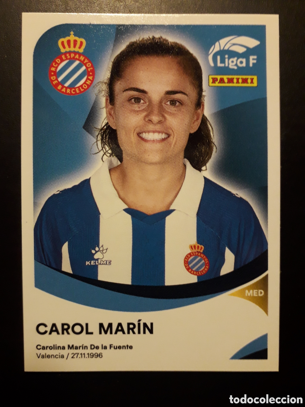 Cromos de f&uacute;tbol: CAROL MAR&Iacute;N RCD ESPANYOL/ESPA&Ntilde;OL N&deg; 152 LIGA F FEMENINA 2024 2025 24 25 PANINI PEDIDO M&Iacute;NIMO 3&euro;