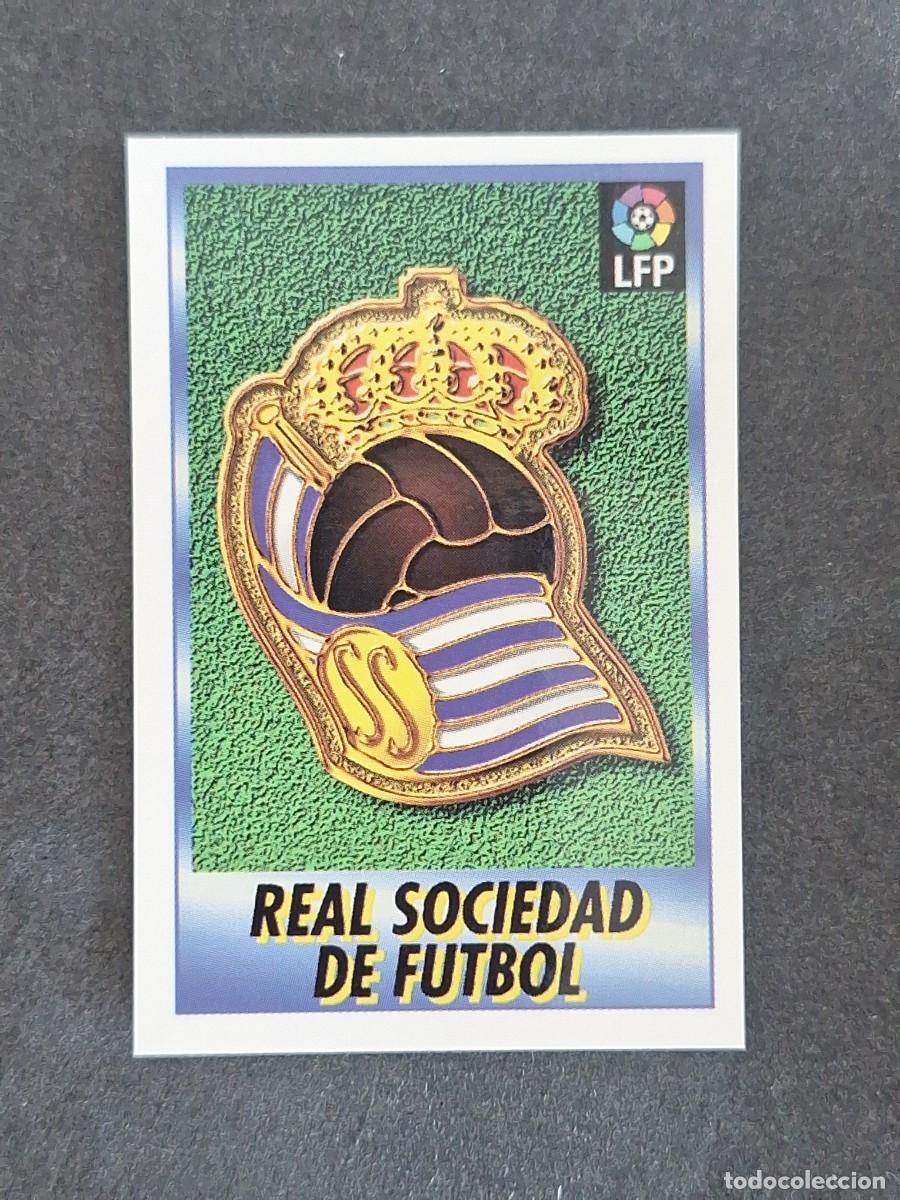 Cromos de f&uacute;tbol: L1 ESCUDO REAL SOCIEDAD 222 BOLLYCAO FUTBOL LIGA 1996 1997 96 97 NUNCA PEGADO SIN PEGAR