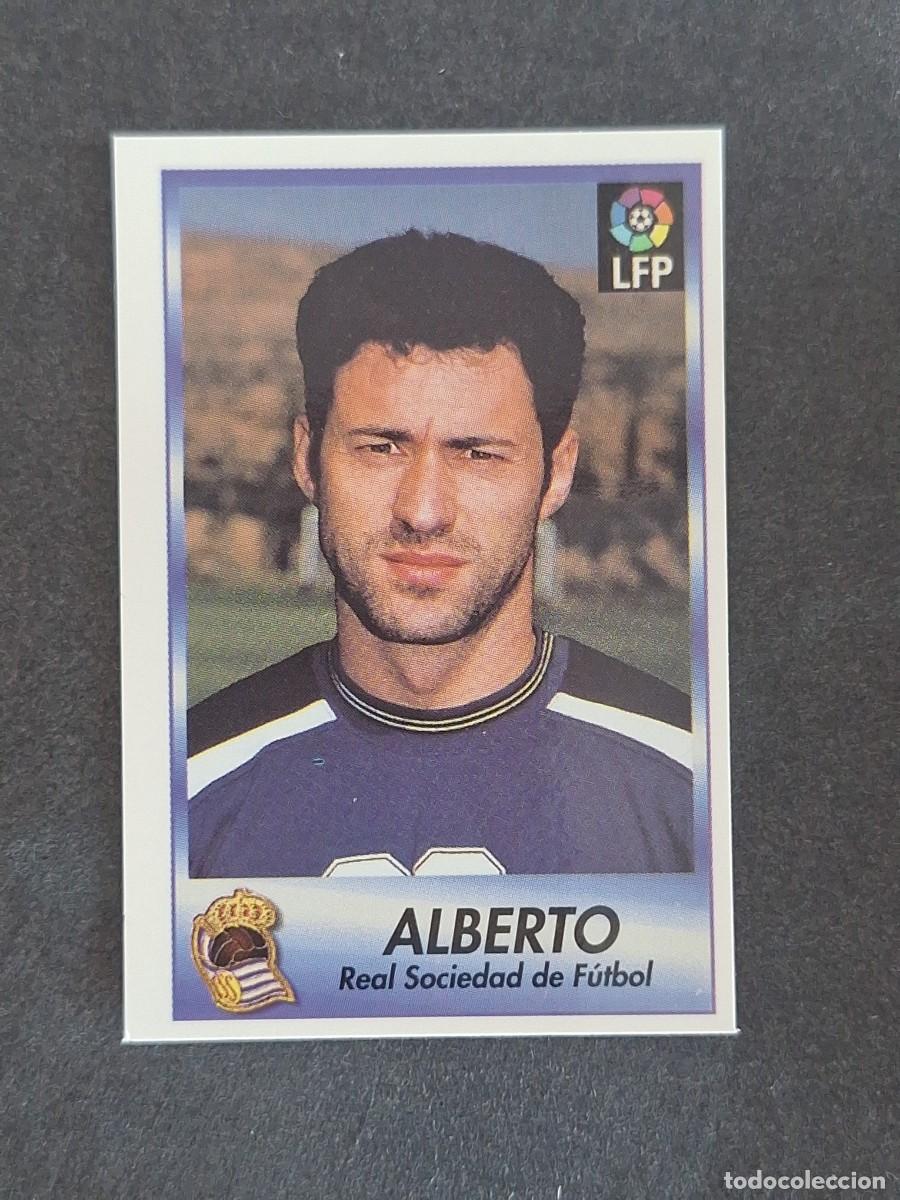 Cromos de f&uacute;tbol: L1 ALBERTO REAL SOCIEDAD 223 BOLLYCAO FUTBOL LIGA 1996 1997 96 97 NUNCA PEGADO SIN PEGAR