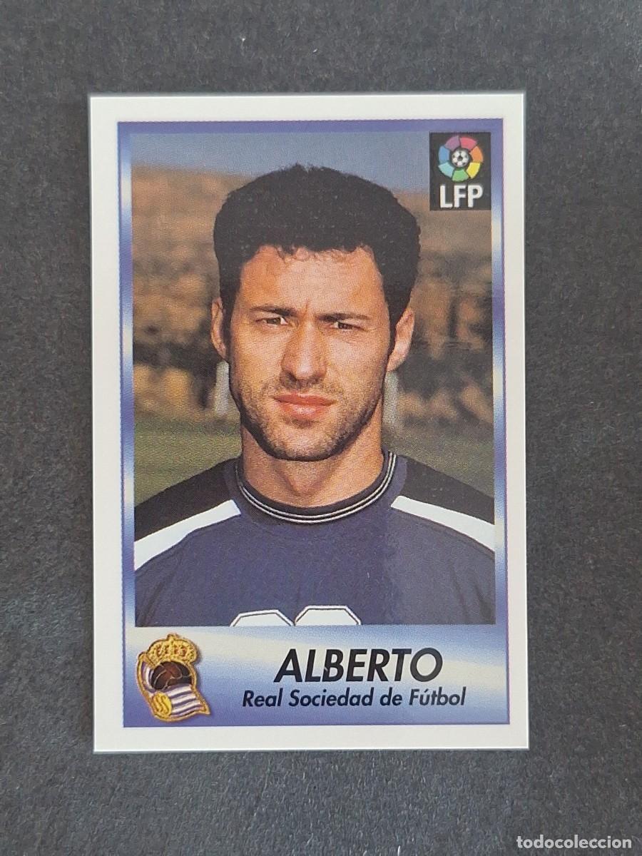 Cromos de f&uacute;tbol: L1 ALBERTO REAL SOCIEDAD 223 BOLLYCAO FUTBOL LIGA 1996 1997 96 97 NUNCA PEGADO SIN PEGAR