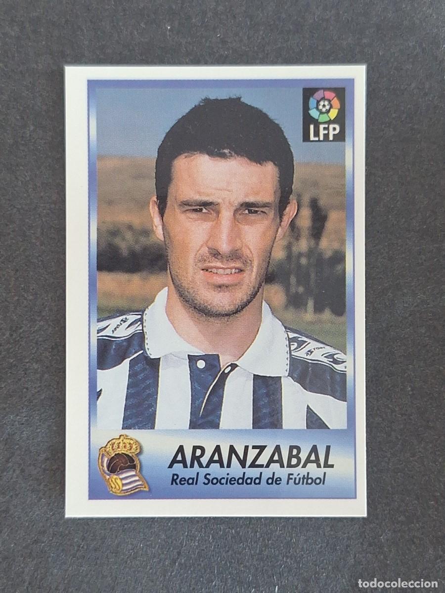 Cromos de f&uacute;tbol: L1 ARANZABAL REAL SOCIEDAD 224 BOLLYCAO FUTBOL LIGA 1996 1997 96 97 NUNCA PEGADO SIN PEGAR