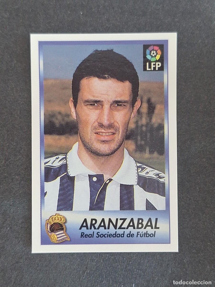 Cromos de f&uacute;tbol: L1 ARANZABAL REAL SOCIEDAD 224 BOLLYCAO FUTBOL LIGA 1996 1997 96 97 NUNCA PEGADO SIN PEGAR