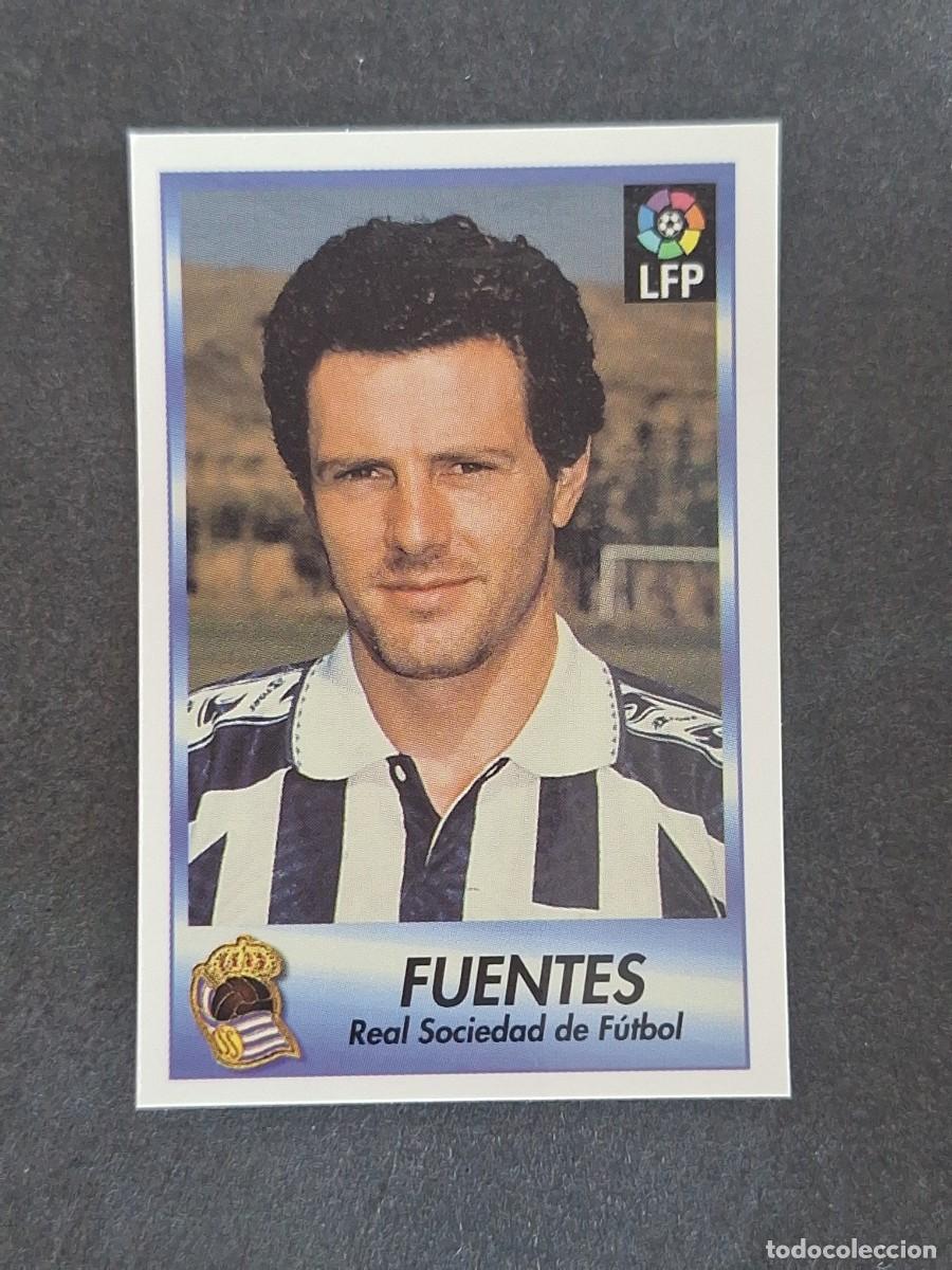 Cromos de f&uacute;tbol: L1 FUENTES REAL SOCIEDAD 225 BOLLYCAO FUTBOL LIGA 1996 1997 96 97 NUNCA PEGADO SIN PEGAR
