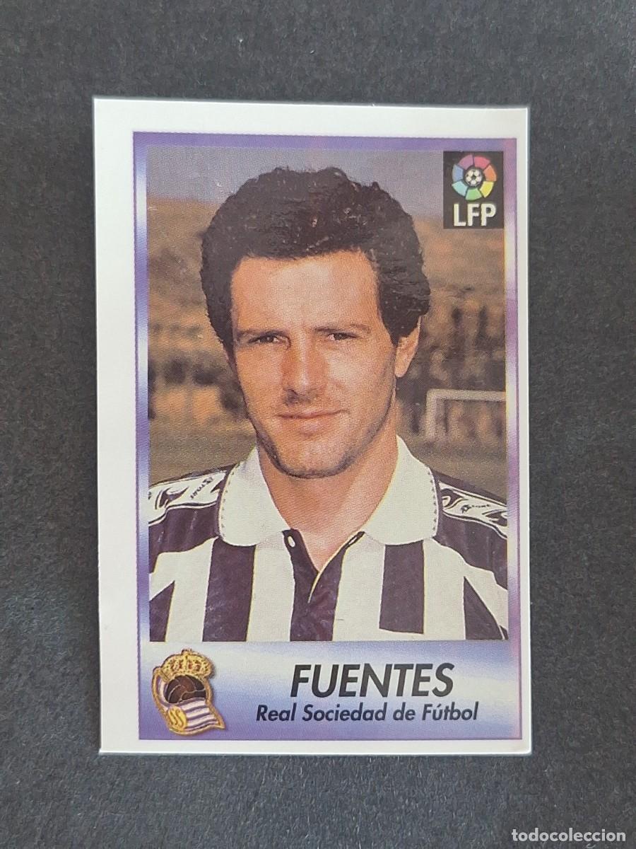 Cromos de f&uacute;tbol: L1 FUENTES REAL SOCIEDAD 225 BOLLYCAO FUTBOL LIGA 1996 1997 96 97 NUNCA PEGADO SIN PEGAR