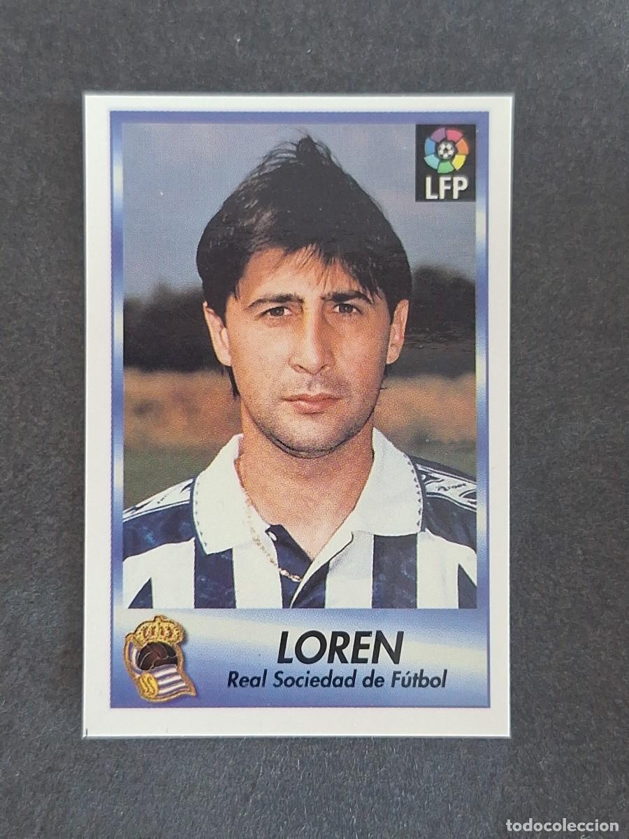 Cromos de f&uacute;tbol: L1 LOREN REAL SOCIEDAD 226 BOLLYCAO FUTBOL LIGA 1996 1997 96 97 NUNCA PEGADO SIN PEGAR