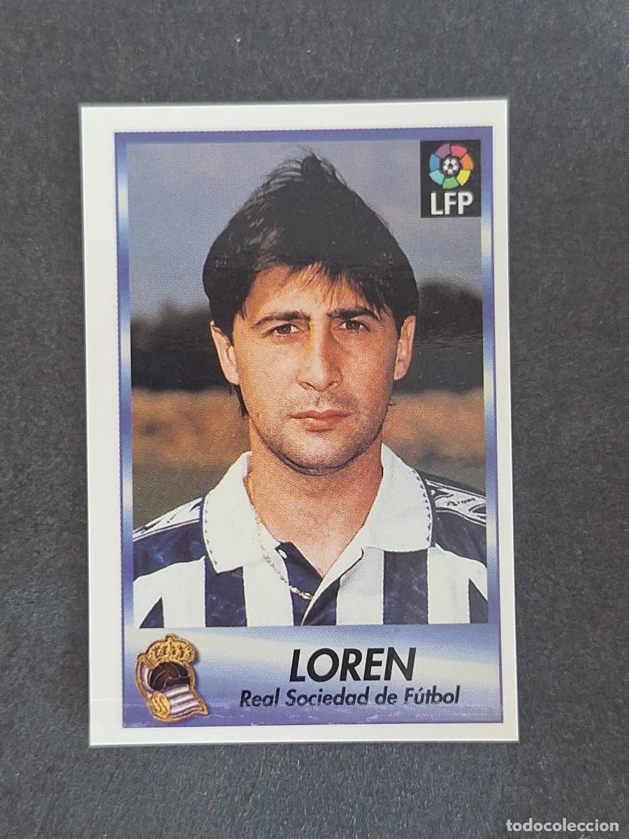Cromos de f&uacute;tbol: L1 LOREN REAL SOCIEDAD 226 BOLLYCAO FUTBOL LIGA 1996 1997 96 97 NUNCA PEGADO SIN PEGAR
