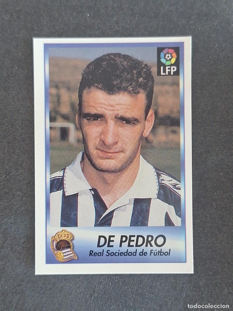 Cromos de f&uacute;tbol: L1 DE PEDRO REAL SOCIEDAD 228 BOLLYCAO FUTBOL LIGA 1996 1997 96 97 NUNCA PEGADO SIN PEGAR
