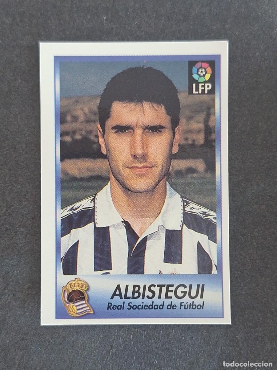 Cromos de f&uacute;tbol: L1 ALBISTEGUI REAL SOCIEDAD 229 BOLLYCAO FUTBOL LIGA 1996 1997 96 97 NUNCA PEGADO SIN PEGAR