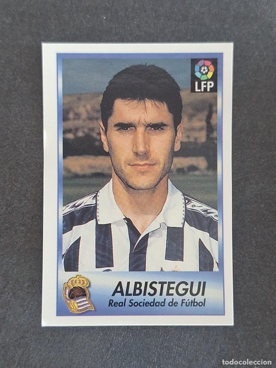 Cromos de f&uacute;tbol: L1 ALBISTEGUI REAL SOCIEDAD 229 BOLLYCAO FUTBOL LIGA 1996 1997 96 97 NUNCA PEGADO SIN PEGAR