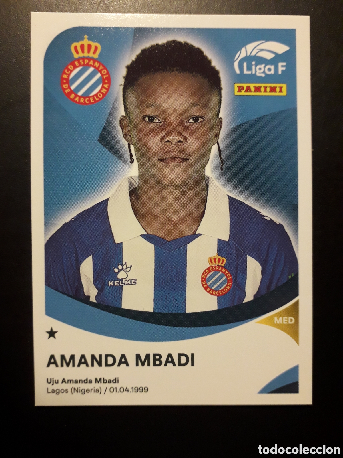 Cromos de f&uacute;tbol: AMANDA MBADI RCD ESPANYOL/ESPA&Ntilde;OL N&deg; 154 B LIGA F FEMENINA 2024 2025 24 25 PANINI PEDIDO M&Iacute;NIMO 3&euro;.
