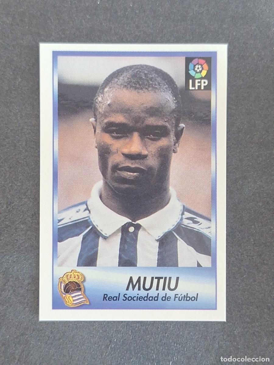Cromos de f&uacute;tbol: L1 MUTIU REAL SOCIEDAD 231 BOLLYCAO FUTBOL LIGA 1996 1997 96 97 NUNCA PEGADO SIN PEGAR