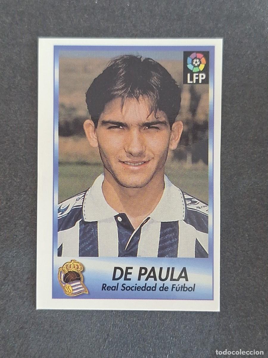 Cromos de f&uacute;tbol: L1 DE PAULA REAL SOCIEDAD 232 BOLLYCAO FUTBOL LIGA 1996 1997 96 97 NUNCA PEGADO SIN PEGAR