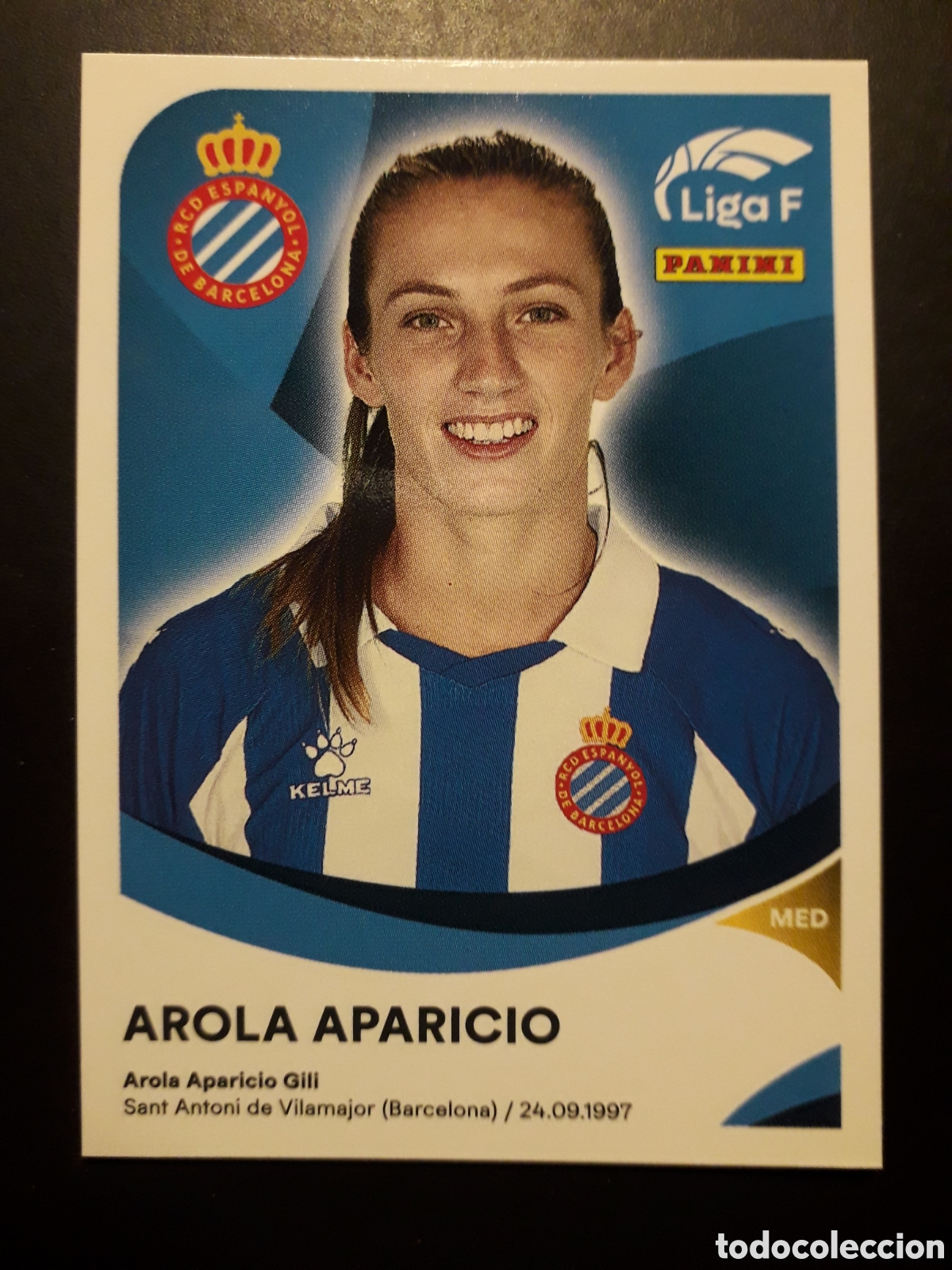 Cromos de f&uacute;tbol: AROLA APARICIO RCD ESPANYOL/ESPA&Ntilde;OL N&deg; 156 LIGA F FEMENINA 2024 2025 24 25 PANINI PEDIDO M&Iacute;NIMO 3&euro;.
