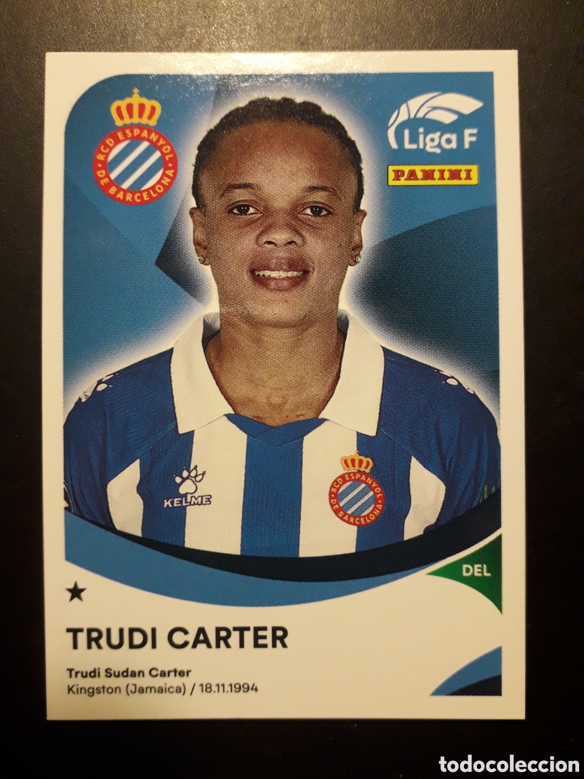 Cromos de f&uacute;tbol: TRUDI CARTER RCD ESPANYOL/ESPA&Ntilde;OL N&deg; 161 LIGA F FEMENINA 2024 2025 24 25 PANINI PEDIDO M&Iacute;NIMO 3&euro;.