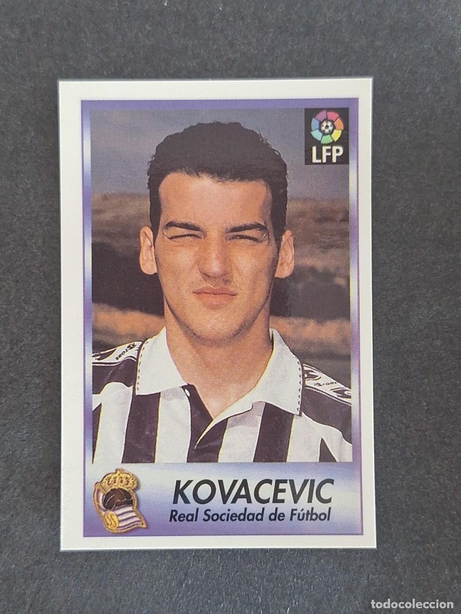 Cartes &agrave; collectionner de Football: L1 KOVACEVIC REAL SOCIEDAD 233 BOLLYCAO FUTBOL LIGA 1996 1997 96 97 NUNCA PEGADO SIN PEGAR