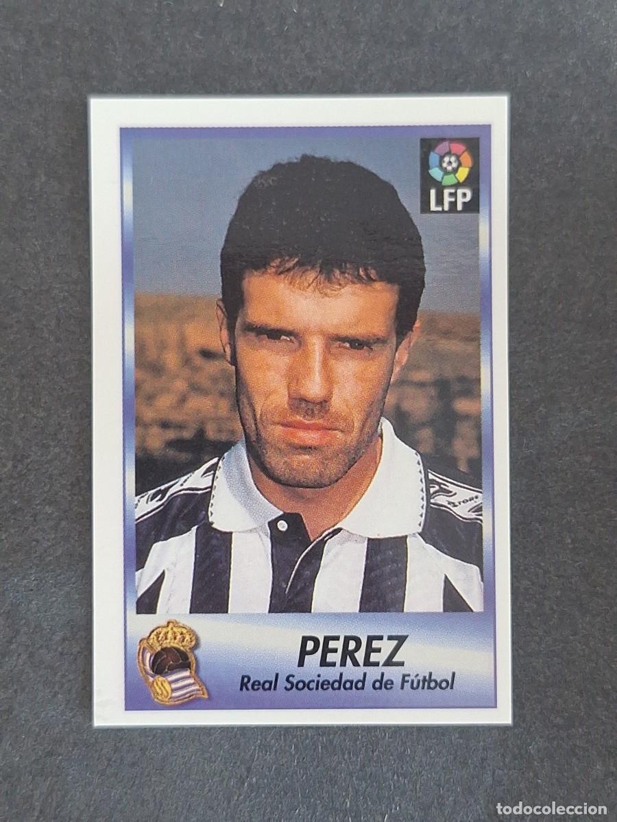 Cartes &agrave; collectionner de Football: L1 PEREZ REAL SOCIEDAD 234 BOLLYCAO FUTBOL LIGA 1996 1997 96 97 NUNCA PEGADO SIN PEGAR