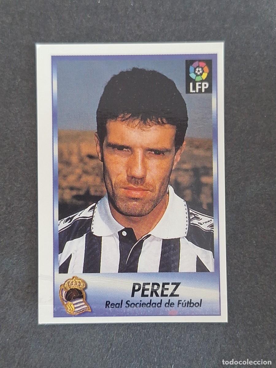 Cartes &agrave; collectionner de Football: L1 PEREZ REAL SOCIEDAD 234 BOLLYCAO FUTBOL LIGA 1996 1997 96 97 NUNCA PEGADO SIN PEGAR