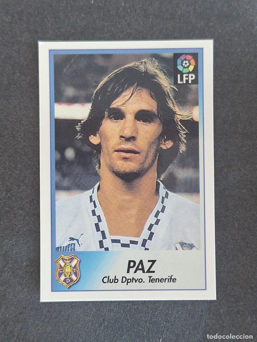 Cromos de f&uacute;tbol: L1 PAZ C. D. TENERIFE 237 BOLLYCAO FUTBOL LIGA 1996 1997 96 97 NUNCA PEGADO SIN PEGAR