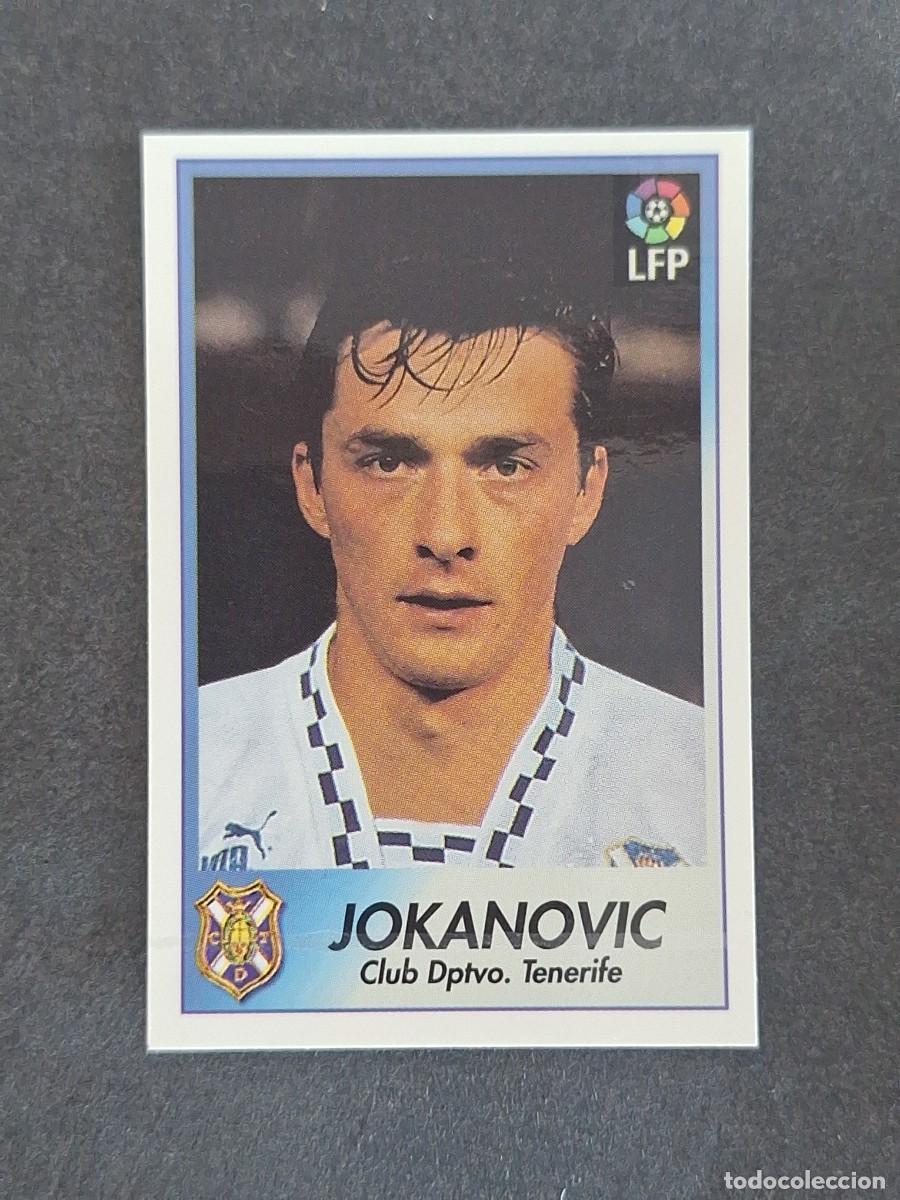 Cromos de f&uacute;tbol: L1 JOKANOVIC C. D. TENERIFE 242 BOLLYCAO FUTBOL LIGA 1996 1997 96 97 NUNCA PEGADO SIN PEGAR