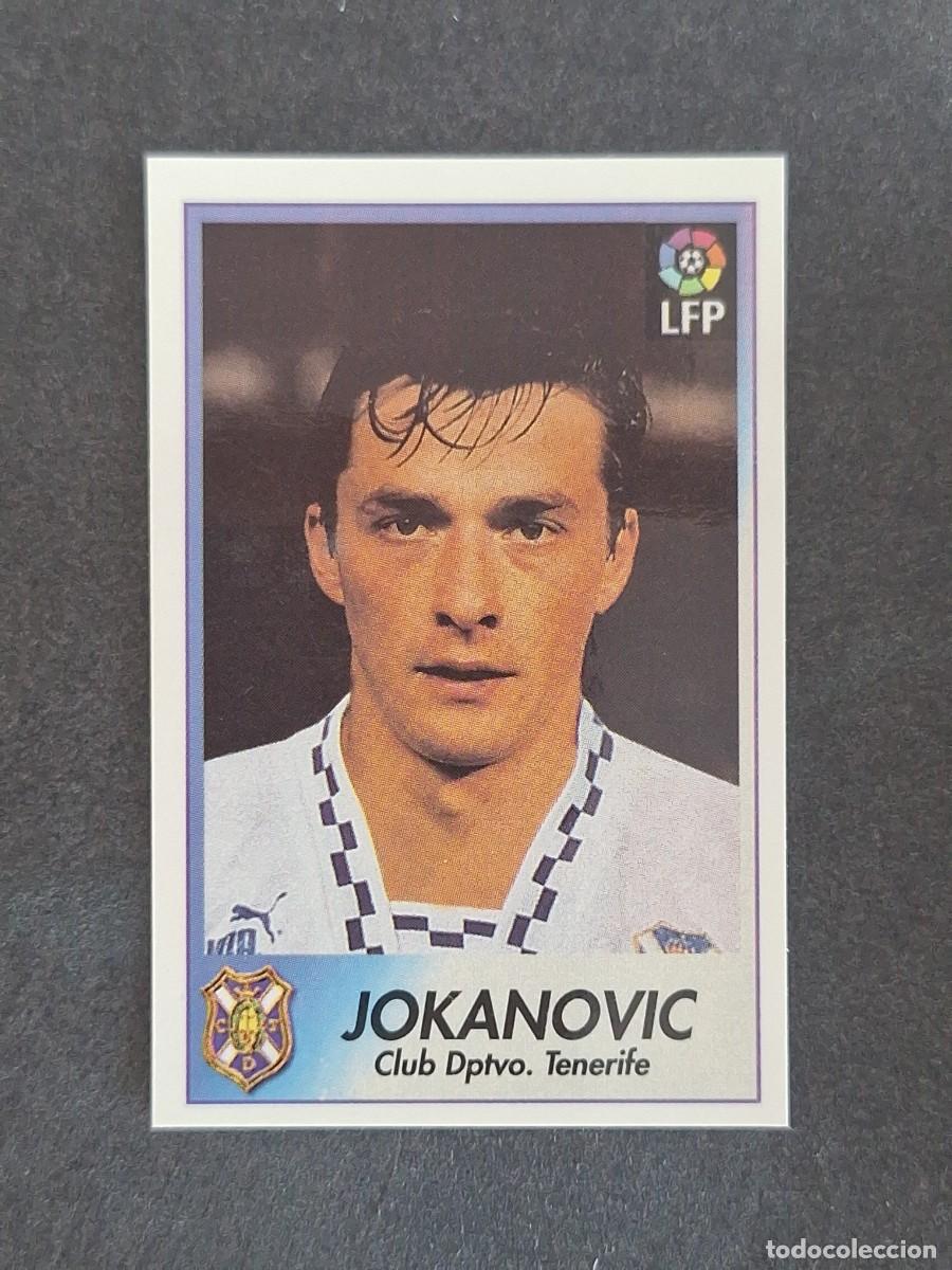 Cromos de f&uacute;tbol: L1 JOKANOVIC C. D. TENERIFE 242 BOLLYCAO FUTBOL LIGA 1996 1997 96 97 NUNCA PEGADO SIN PEGAR