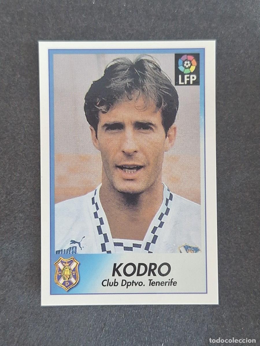 Cromos de f&uacute;tbol: L1 KODRO C. D. TENERIFE 245 BOLLYCAO FUTBOL LIGA 1996 1997 96 97 NUNCA PEGADO SIN PEGAR