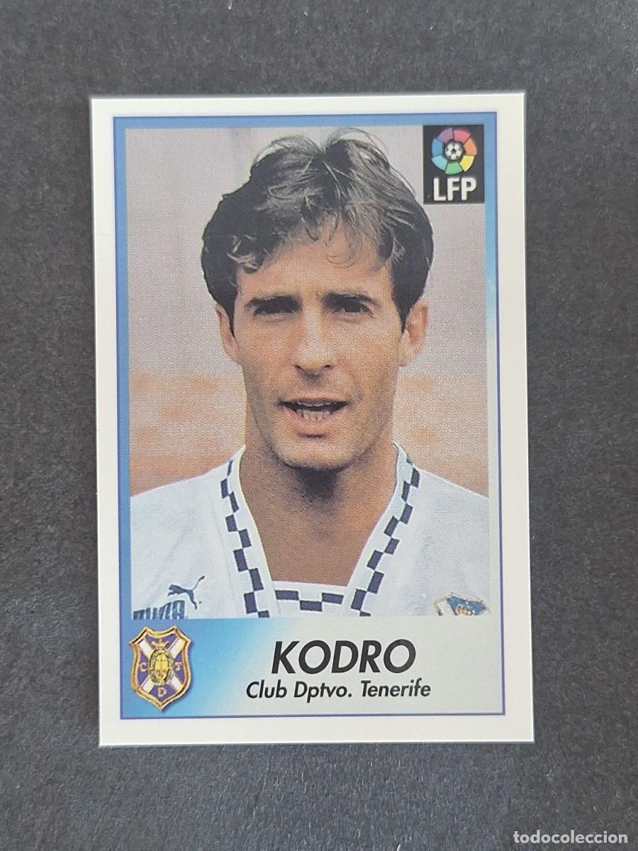Cromos de f&uacute;tbol: L1 KODRO C. D. TENERIFE 245 BOLLYCAO FUTBOL LIGA 1996 1997 96 97 NUNCA PEGADO SIN PEGAR