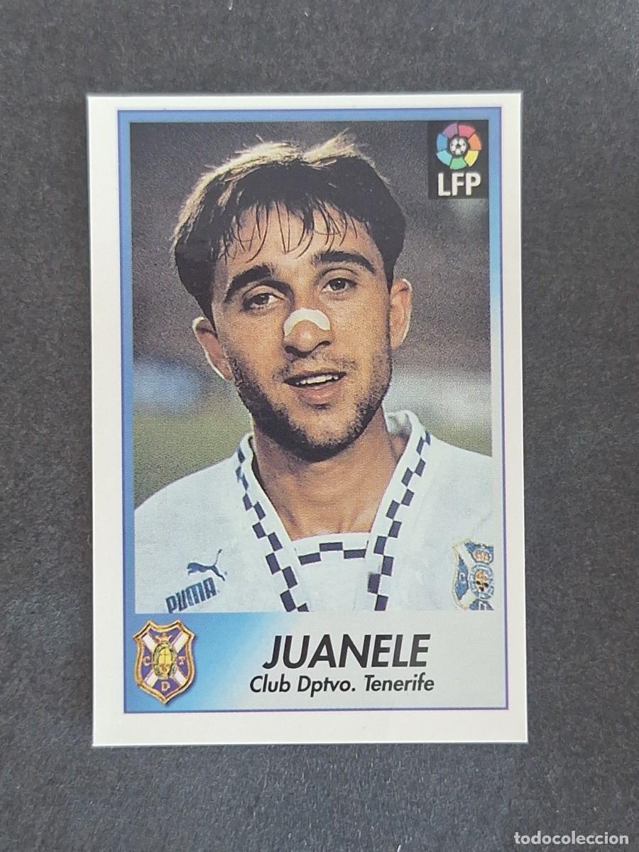 Cromos de f&uacute;tbol: L1 JUANELE C. D. TENERIFE 246 BOLLYCAO FUTBOL LIGA 1996 1997 96 97 NUNCA PEGADO SIN PEGAR