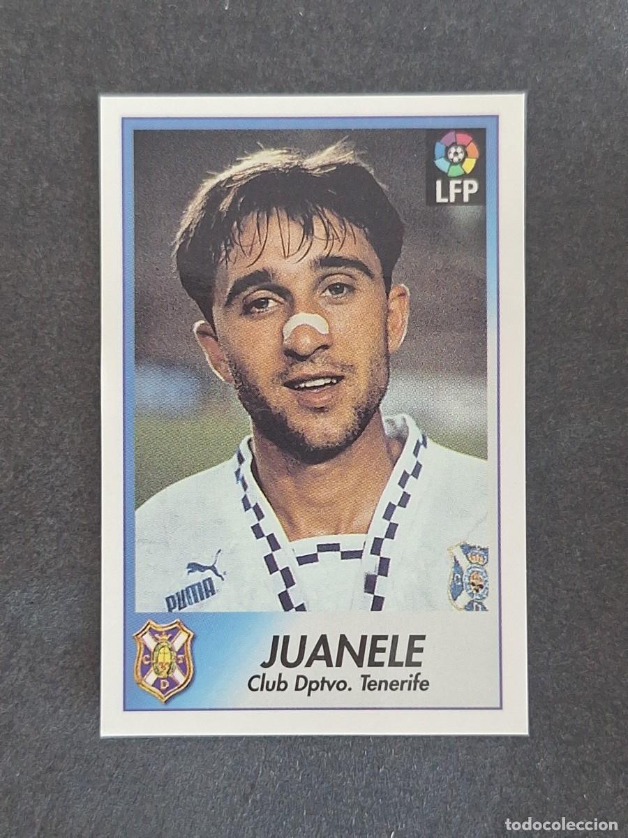 Cromos de f&uacute;tbol: L1 JUANELE C. D. TENERIFE 246 BOLLYCAO FUTBOL LIGA 1996 1997 96 97 NUNCA PEGADO SIN PEGAR