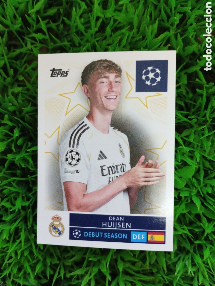 Cromos de f&uacute;tbol: Huijsen Real Madrid Champions League 25-26 # 386 NUNCA PEGADO