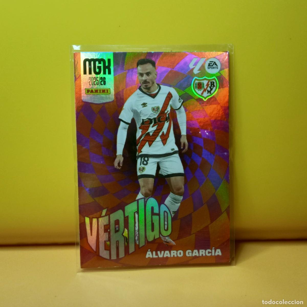 Cromos de f&uacute;tbol: MEGACRACKS 2025 2026 25 26 (V&Eacute;RTIGO) RAYO VALLECANO &Aacute;LVARO GARC&Iacute;A 379